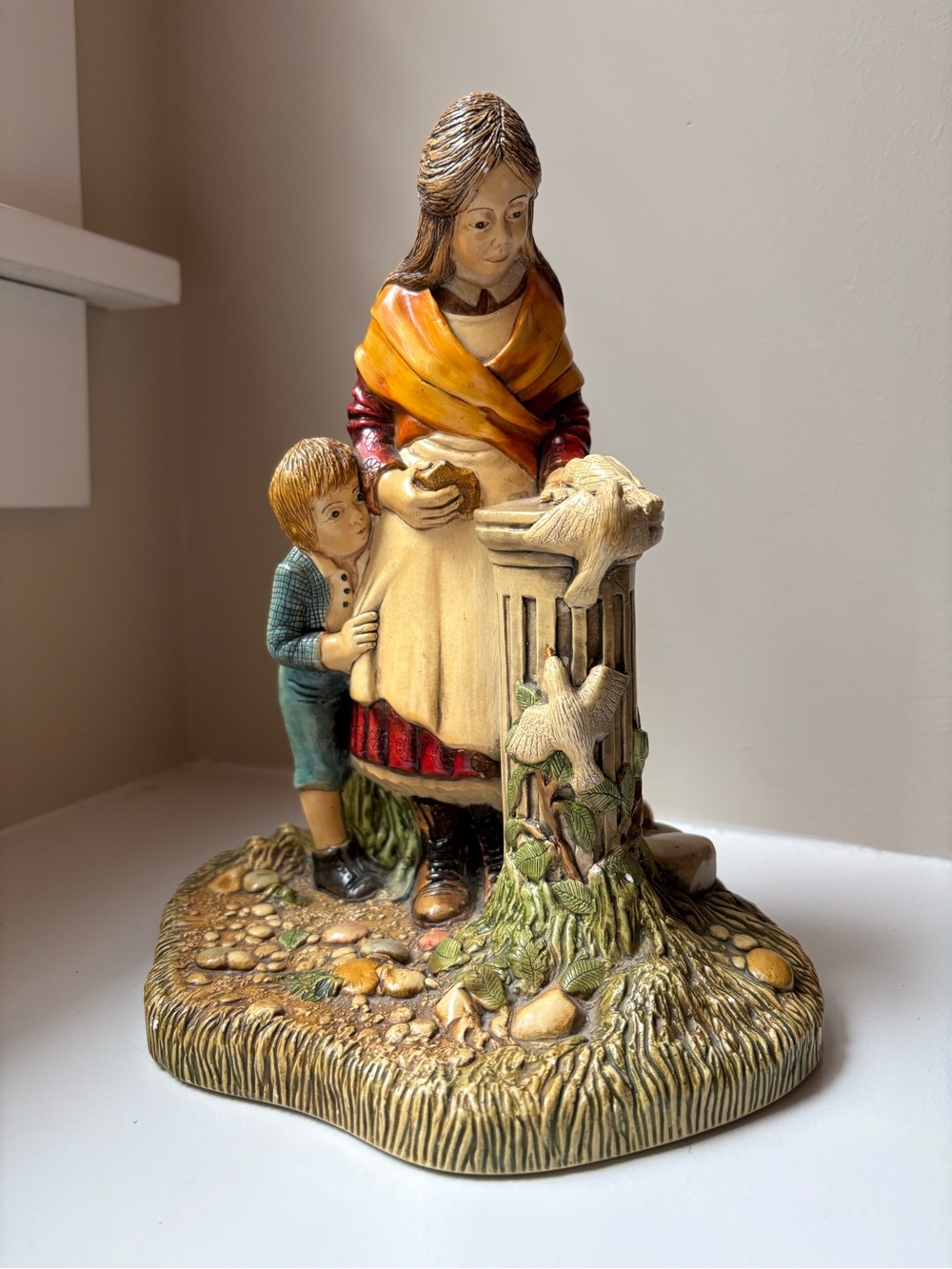 NATURECRAFT ‘Little Visitors’ #847 Vintage Hand Painted Figurine